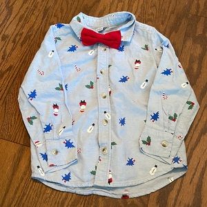 Bow tie Christmas shirt